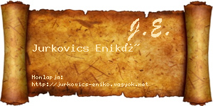 Jurkovics Enikő névjegykártya